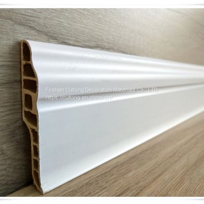 Skirting line wholesale 7 cm PVC corner line interior decoration footing line stone plastic buckle floor wall closing bar