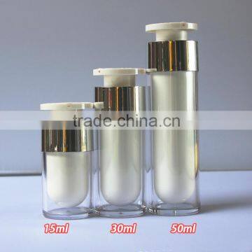 15ml Plastic Cosmetic Lotion Airless Bottle