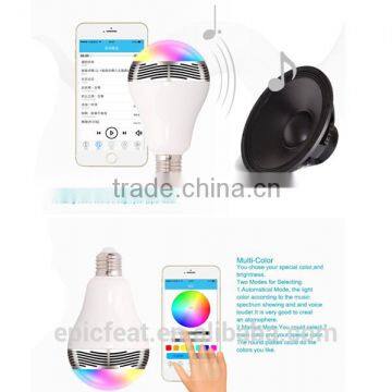 super hot 2016 blutooth speaker,led light bulb speaker,2.1 speaker