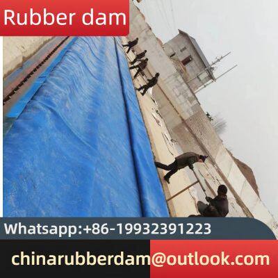 Small river water storage landscape inflatable rubber dam, river blocking dam, embankment inflatable dam, flood control dam, inflatable rubber dam