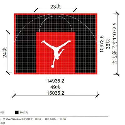Interlocking Sport Flooring Easy Installation Basketball Court Flooring PP/TPE Sport Flooring Tiles photo-4