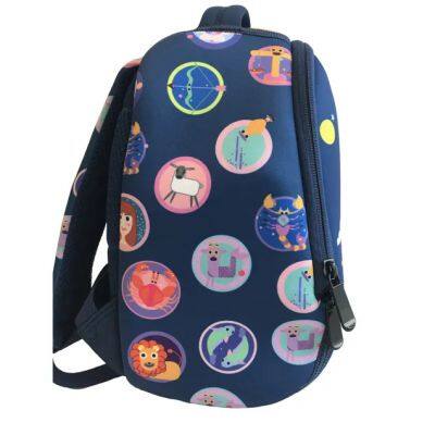 Kids Children Cute Cartoon Animal Custom School Bag Backpack Neoprene Backpack photo-3