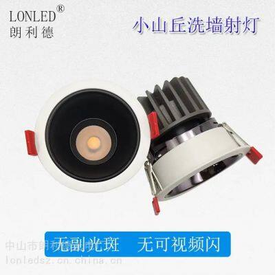 LED-спотлайт, антибликовый потолочный светильник COB 8° 15° 24° 36° 50°, домашнее освещение, инженерные проекты, 8Вт 12Вт 18Вт, проектный фокусирующийся прожектор