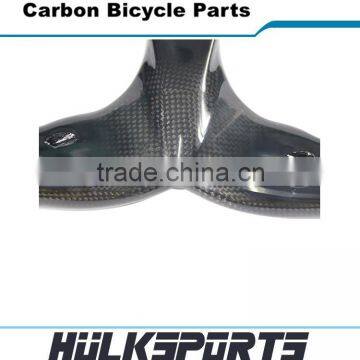 Hot Sale Riser Bar With Stem Inter Cable 400/420/440mm Road Bike Carbon Handlebar Matte Carbon Bicycle Parts photo-5