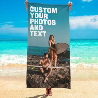 Wholesale Personalized Photo Beach Towel Custom beach towel