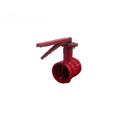 Industrial ANSI Grooved Butterfly Valve for Oil, Gas, Chemical, and Power Plant Cooling Systems