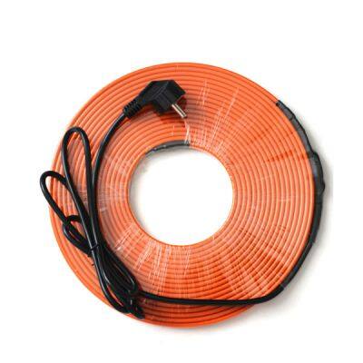 Self Regulating Temperature Deicing Heating Trace Cable Freeze Protected Water Pipe Heating Cable With Plug photo-6