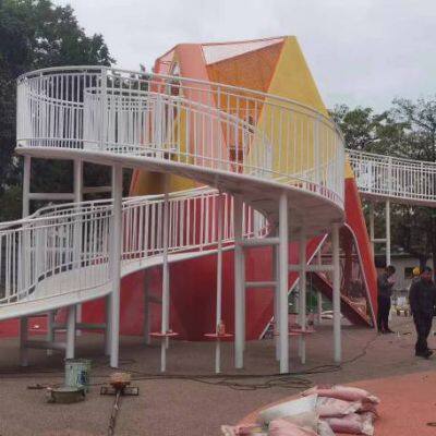 Customized Large Outdoor Stainless Steel Slides, Popular Among Children. Suitable for Scenic Spots and Kindergartens. Non-powered Amusement Facilities. photo-3