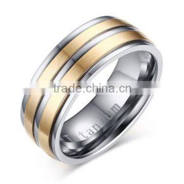 Mens Titanium Promise Engagement Wedding Band Ring