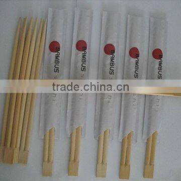 health twins paper sleeve disposable bamboo chopsticks