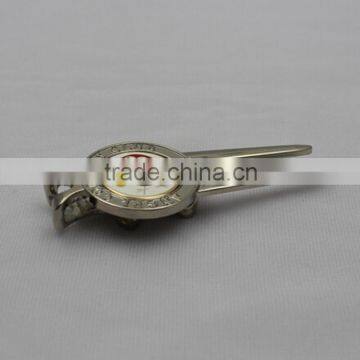 factory price high quality custom design various colour golf club blank zinc alloy golf divot 1632