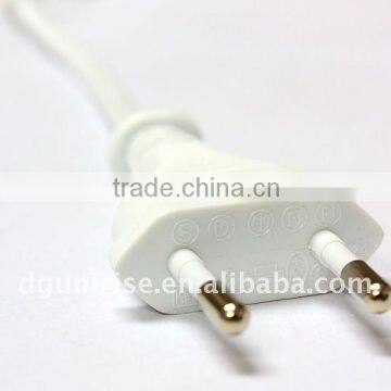 VDE approval 2 pin lamp cordset