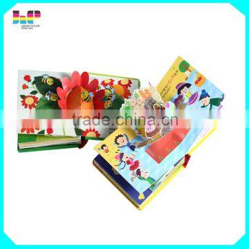 cheap cardboard pop up book printing in china