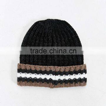 Guangjia Promotional Wholesale Cheap Hand Made Knitted Wool Hat photo-2