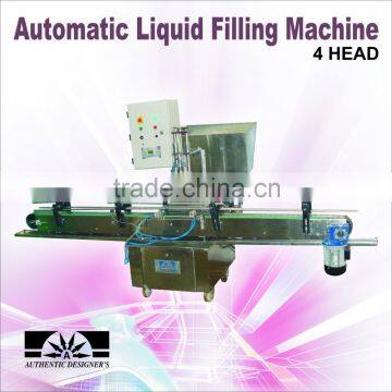 Automatic liqud filling machine (four head) for thiner