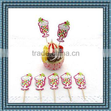 Decorative paper flag toothpick for party