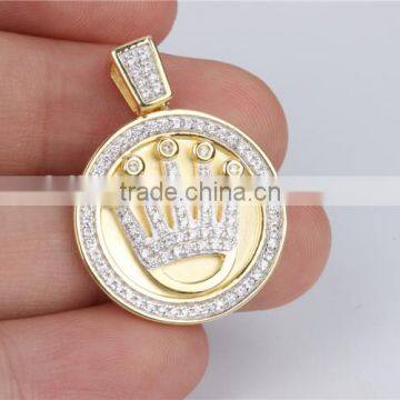 Hottest Popular Mixed Style Metal Coin 925 Sterling Sliver Necklace Pendant photo-4