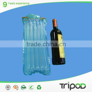 Plastic Air Cushion Bag For Wine Bottle, Inflatable Packing Bag