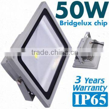 CE ROHS Certificate Bridgelux 45mil LED IP65 3 years ip65 outdoor 50w led flood light SZ