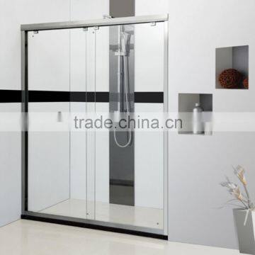 Luxury Wired Glass Durable Bath Sliding Door photo-5