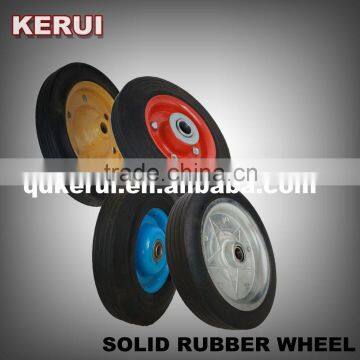 10"x3.00-4 SOLID rubber wheel for wheelbarrow on sale