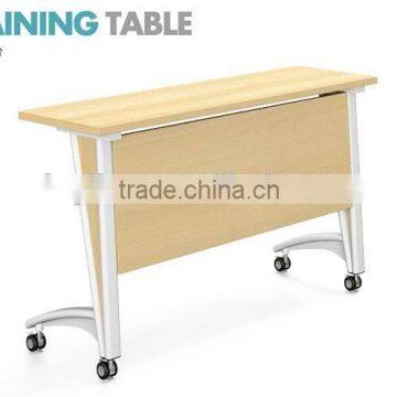 Moving Folding Frame Trainingtable With Latest Modern Design Metal Frame