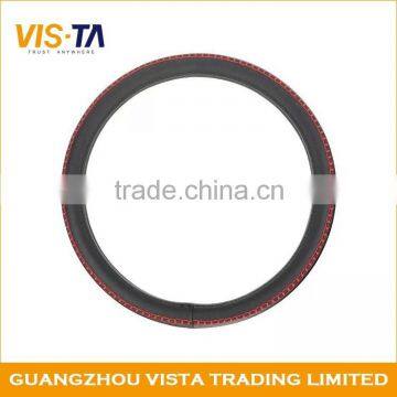 2016 Year Genuine Leather Designer Micro Fiber Steering Wheel Cover photo-3