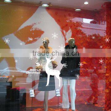 [Alforever]Reindeer Snowflakes Christmas Stickers Deco Decal Removalbe photo-1