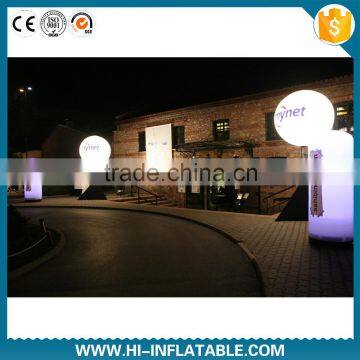 Attractive Christmas Stage Show Decoration Inflatable Pillar With Led Lighting photo-4