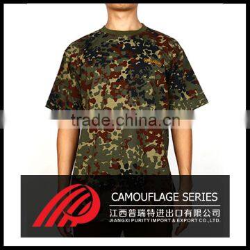 Wholesale Short Sleeve camouflage t - shirt , OEM Service t shirt camouflage china