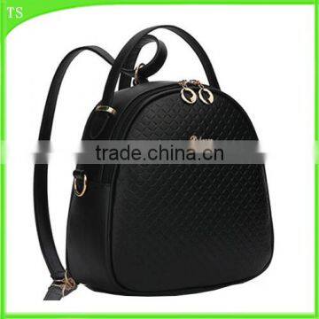 chain pattern fashion handbag new leisure girls PU shoulder backpack bag