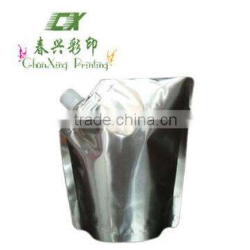 unprinted stand Up foil Bag With Spout