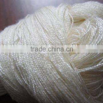 tussah raw silk belnded carpet yarn