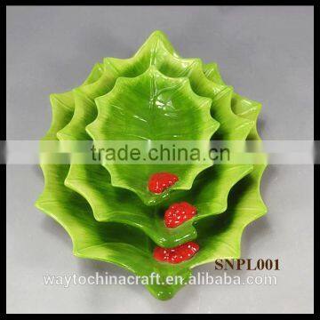 wholesale decorative household daily used ceramic fruit bowl