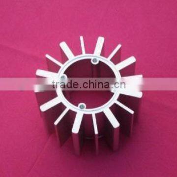 DIY custom aluminium extrusion led heatsink price per kg from shanghai BV ISO certificated