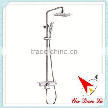 economic luxurious wall mounted modern bath shower faucet with plate 9102