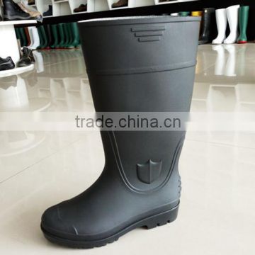 industrial pvc boot with steel toe cap and steel plate