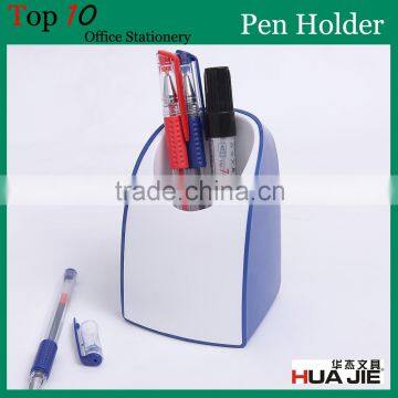 Desktop Display Plastic Pen Stand with logo