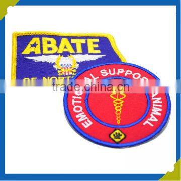 manufacturer iron-on sew-on or self-adhesive 3D embroidery patch badge for clothing