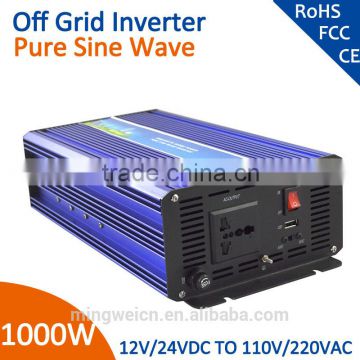 1000w~6000w Pure Sine Wave 12V/24V/48V Solar dc to ac Power Inverter