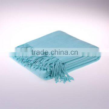 Super Warm 100% Organic Charmeuse Silk Fleece Throw For Winter