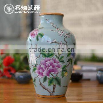Antique China Hand Painted Decorative Porcelain Vase for Wedding photo-4