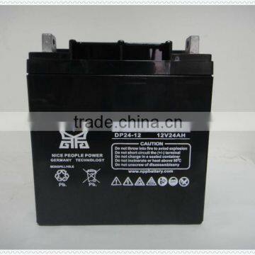 High quality Lead acid battery 12V24AH for ups system