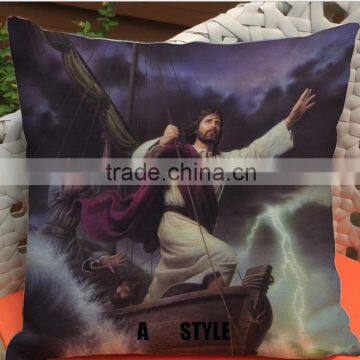 The Classic Scene of Jesus Printed Christian Bible Throw Emoji Massage Euro Pillowcase Decor Home Church Religious Gifts photo-2