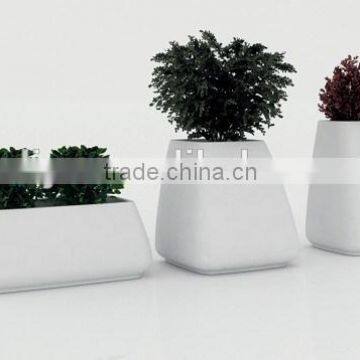 colorful fiberglass flower pot set of 3 in different size