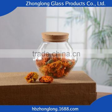 China Supplier New Arrival Customizable Glass Jars With Colored Lid