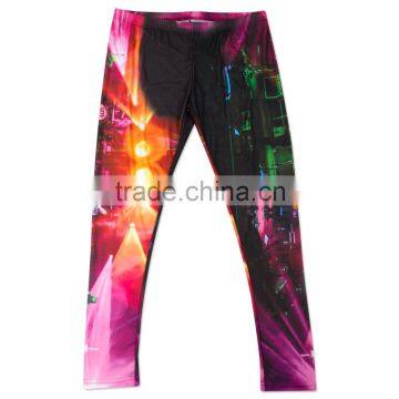 Woman Body Fitted Fashion Leggings/Tights Full Sublimated Custom Music design