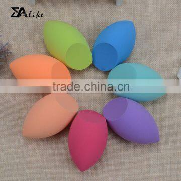 Facial nature oval washable latex-free compressed non latex egg shape cosmetic sponge