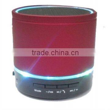 Red led flash ring bluetooth mini speaker