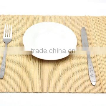 China LBY 4 pcs bamboo table plate mat set(A)